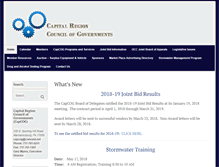 Tablet Screenshot of capitalregioncog.org
